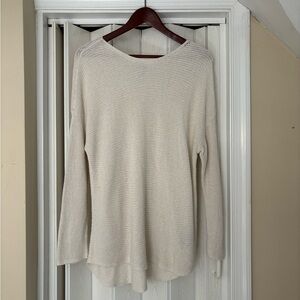 NIC+ZOE Cream Crew Neck Sweater